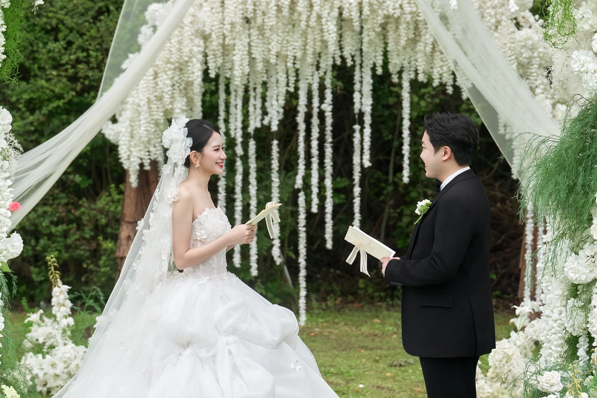 Jet & Zi Yun, exchanging vows